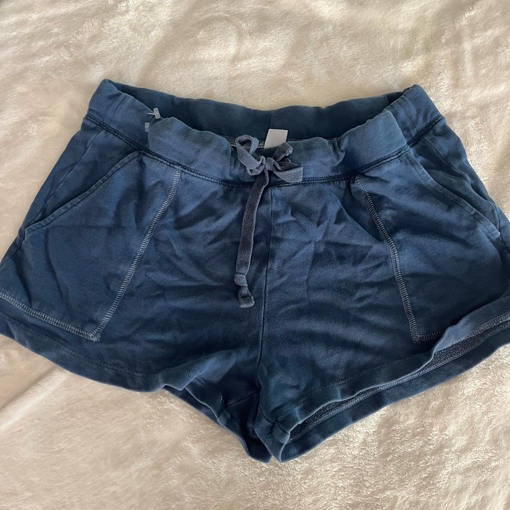 Women's Blue Casual Shorts